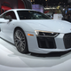Props to Audi for bringing out three R8s in various awesome colors.